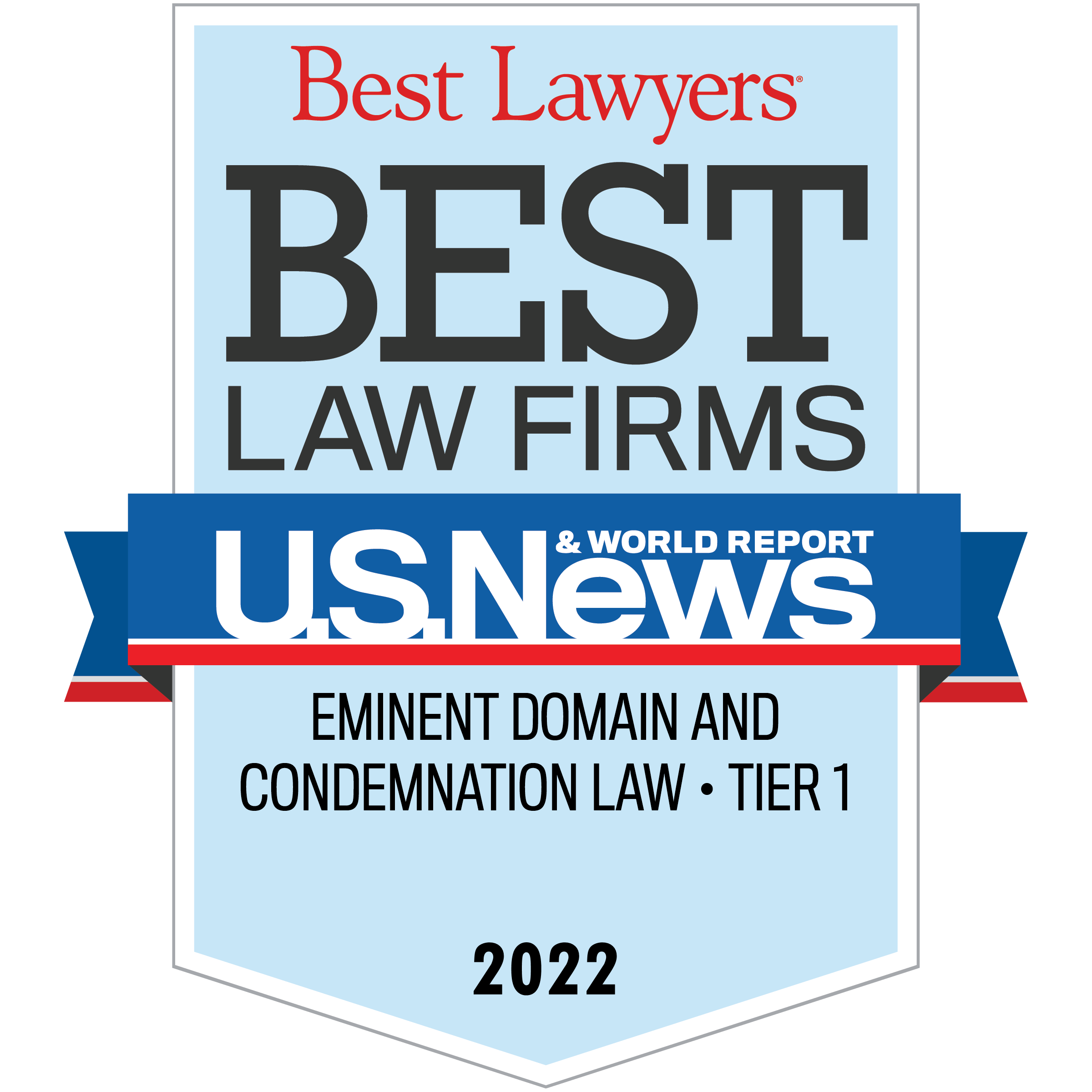 Best Law Firms — Eminent Domain and Condemnation Law Tier 1, 2022