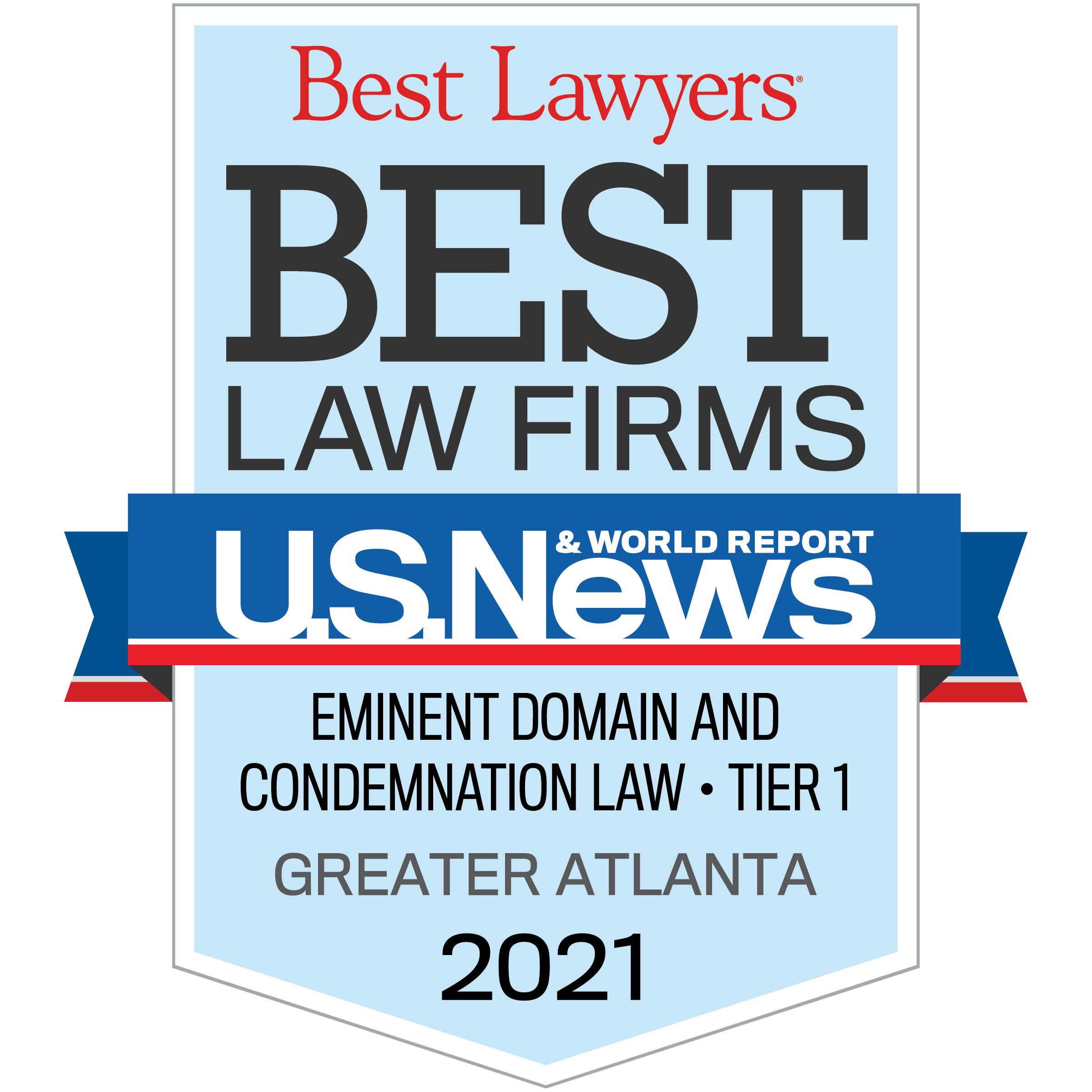 Best Law Firms — Eminent Domain and Condemnation Law Tier 1, 2021